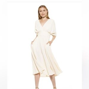 ALEXA ADMOR Cream Dress